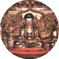 마하사 대웅전 석조석가여래삼존상 이미지